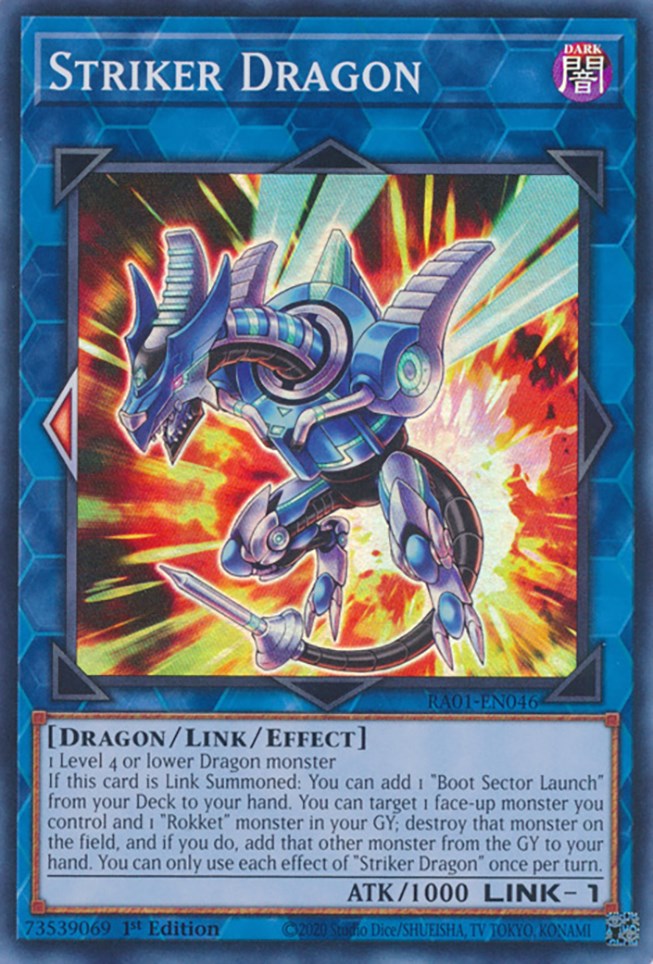 Striker Dragon [RA01-EN046] Super Rare | Gam3 Escape