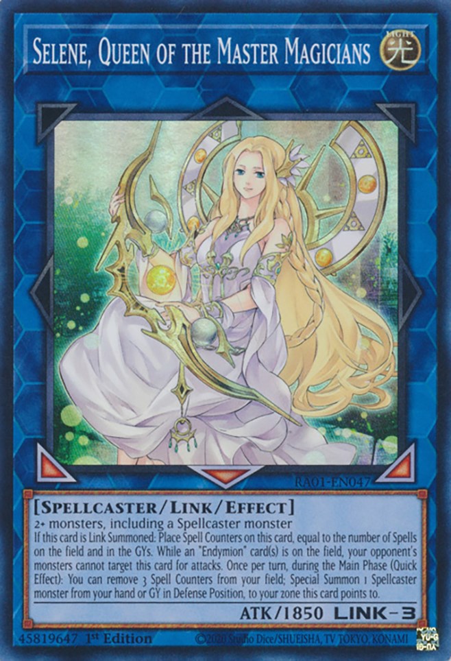 Selene, Queen of the Master Magicians [RA01-EN047] Super Rare | Gam3 Escape