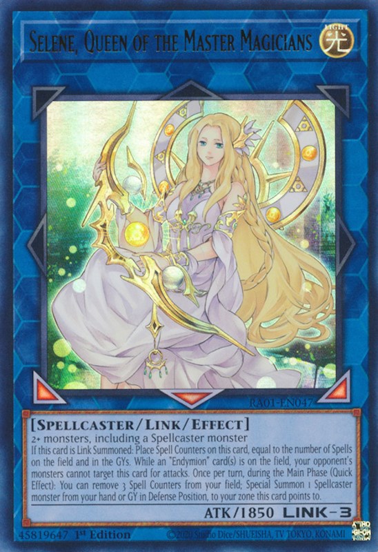 Selene, Queen of the Master Magicians [RA01-EN047] Ultra Rare | Gam3 Escape