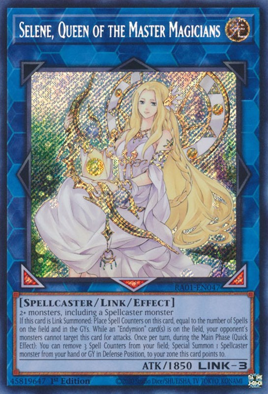 Selene, Queen of the Master Magicians [RA01-EN047] Secret Rare | Gam3 Escape