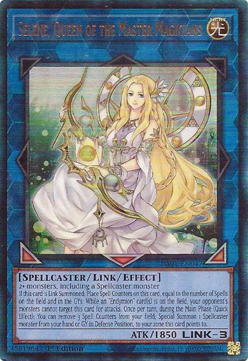 Selene, Queen of the Master Magicians [RA01-EN047] Prismatic Ultimate Rare | Gam3 Escape