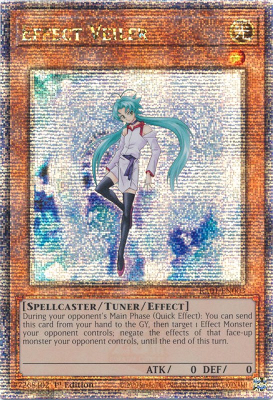 Effect Veiler [RA01-EN003] Quarter Century Secret Rare | Gam3 Escape