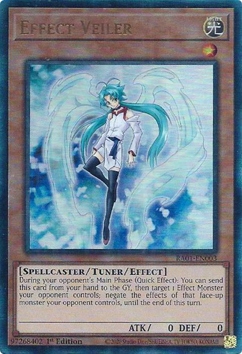 Effect Veiler [RA01-EN003] Prismatic Ultimate Rare | Gam3 Escape