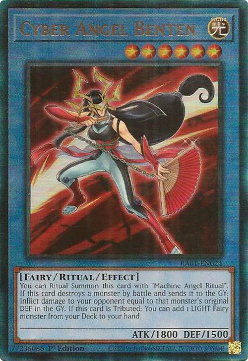 Cyber Angel Benten [RA01-EN024] Prismatic Ultimate Rare | Gam3 Escape