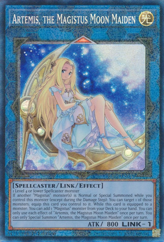 Artemis, the Magistus Moon Maiden [RA01-EN049] Prismatic Collector's Rare | Gam3 Escape
