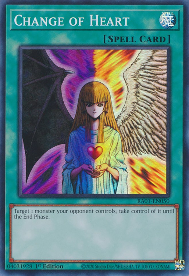 Change of Heart [RA01-EN050] Super Rare | Gam3 Escape
