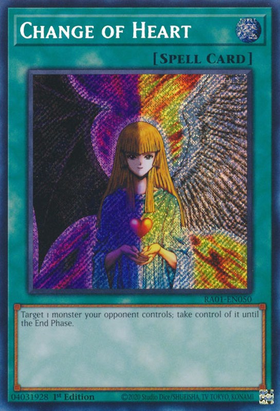 Change of Heart [RA01-EN050] Secret Rare | Gam3 Escape