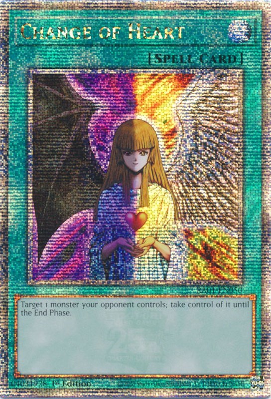 Change of Heart [RA01-EN050] Quarter Century Secret Rare | Gam3 Escape