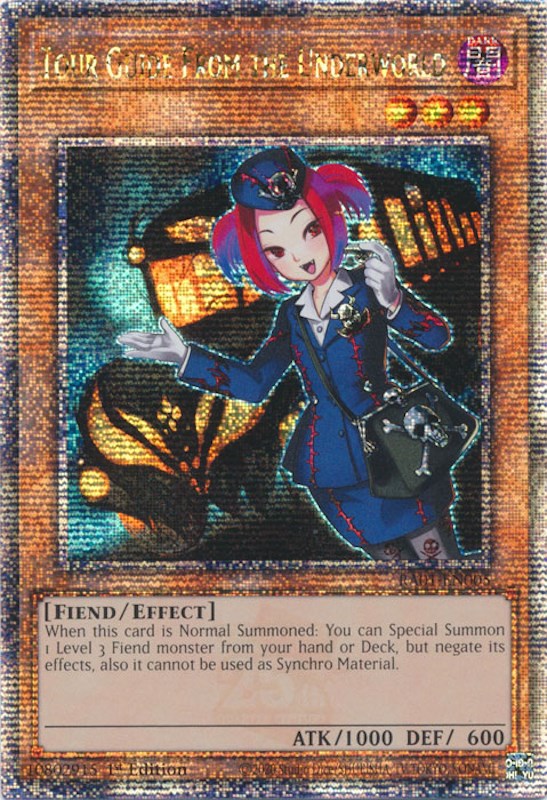 Tour Guide From the Underworld [RA01-EN005] Quarter Century Secret Rare | Gam3 Escape