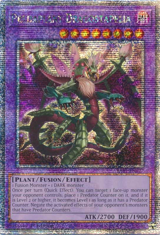 Predaplant Dragostapelia [RA01-EN027] Quarter Century Secret Rare | Gam3 Escape