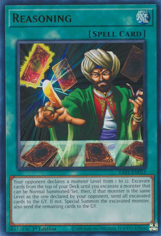 Reasoning [RA01-EN052] Ultra Rare | Gam3 Escape