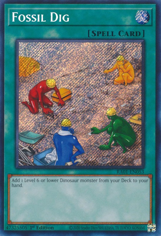 Fossil Dig [RA01-EN053] Secret Rare | Gam3 Escape