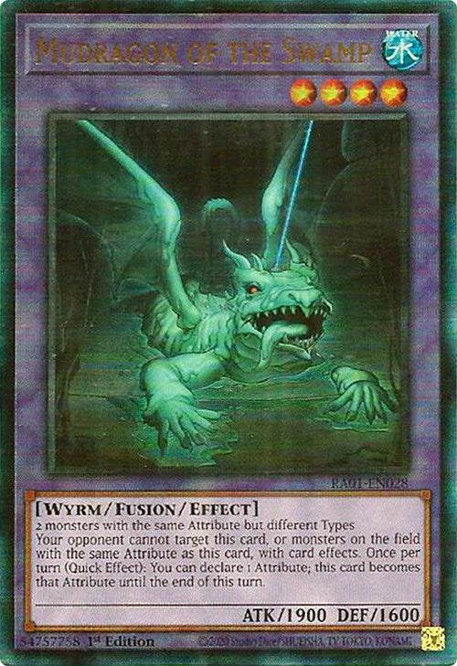 Mudragon of the Swamp [RA01-EN028] Prismatic Ultimate Rare | Gam3 Escape