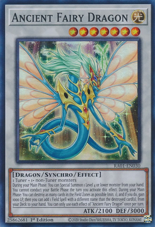 Ancient Fairy Dragon [RA01-EN030] Super Rare | Gam3 Escape