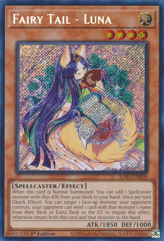 Fairy Tail - Luna [RA01-EN009] Secret Rare | Gam3 Escape