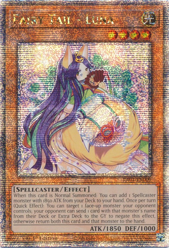 Fairy Tail - Luna [RA01-EN009] Quarter Century Secret Rare | Gam3 Escape