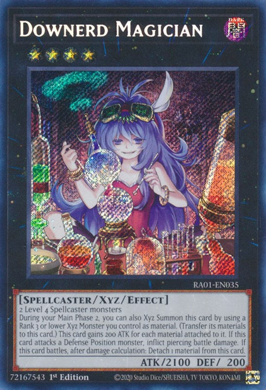 Downerd Magician [RA01-EN035] Secret Rare | Gam3 Escape