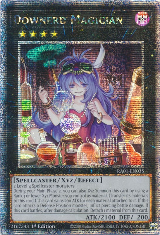 Downerd Magician [RA01-EN035] Quarter Century Secret Rare | Gam3 Escape