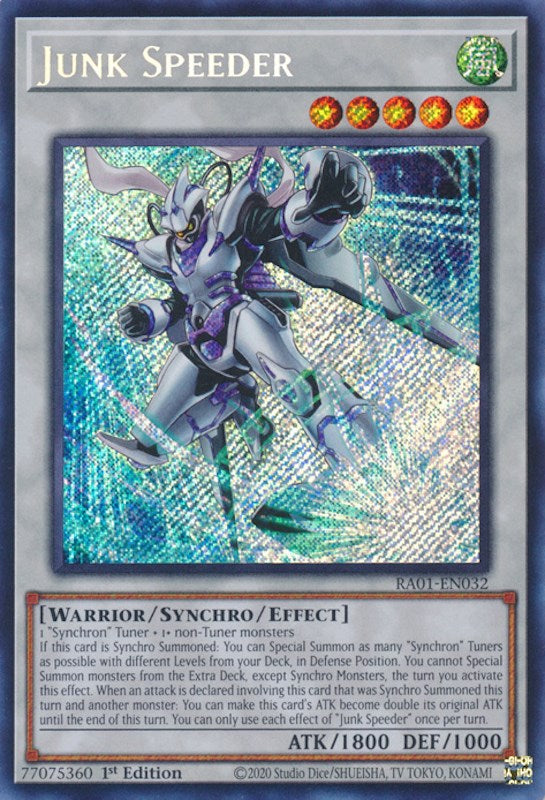 Junk Speeder [RA01-EN032] Secret Rare | Gam3 Escape