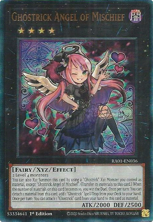 Ghostrick Angel of Mischief [RA01-EN036] Prismatic Ultimate Rare | Gam3 Escape