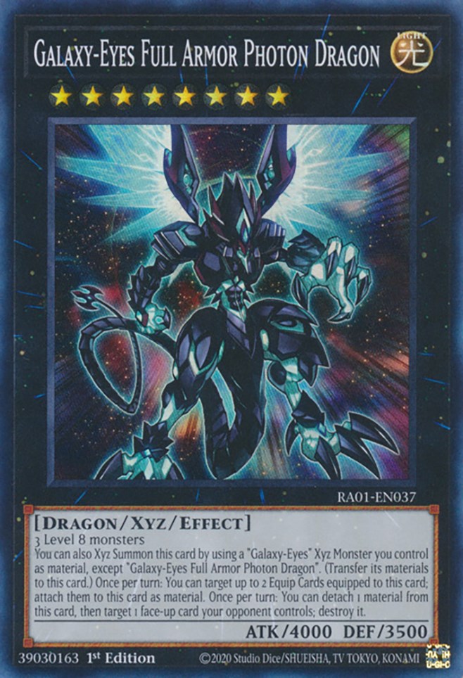 Galaxy-Eyes Full Armor Photon Dragon [RA01-EN037] Super Rare | Gam3 Escape