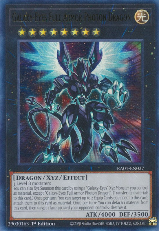 Galaxy-Eyes Full Armor Photon Dragon [RA01-EN037] Ultra Rare | Gam3 Escape