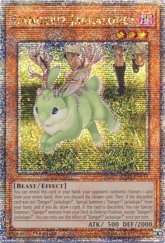 Danger!? Jackalope? [RA01-EN013] Quarter Century Secret Rare | Gam3 Escape