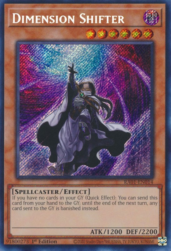 Dimension Shifter [RA01-EN014] Secret Rare | Gam3 Escape