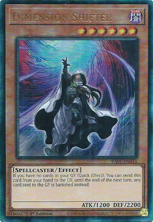 Dimension Shifter [RA01-EN014] Prismatic Ultimate Rare | Gam3 Escape