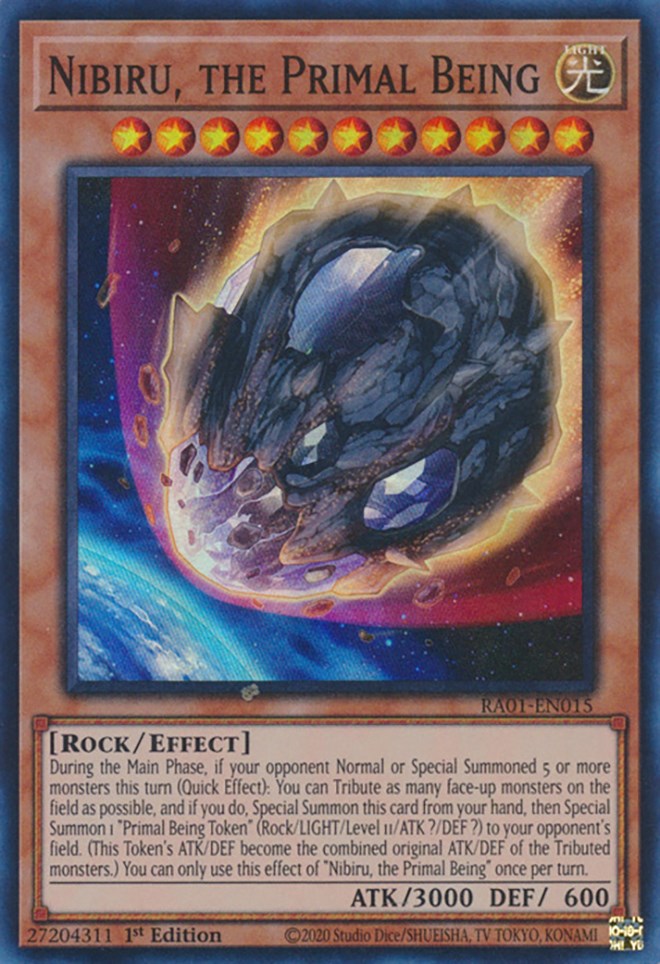 Nibiru, the Primal Being [RA01-EN015] Super Rare | Gam3 Escape