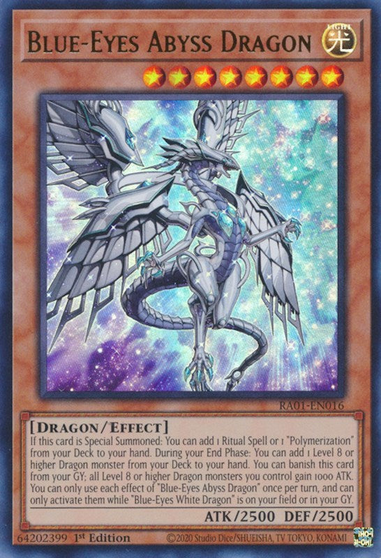 Blue-Eyes Abyss Dragon [RA01-EN016] Ultra Rare | Gam3 Escape