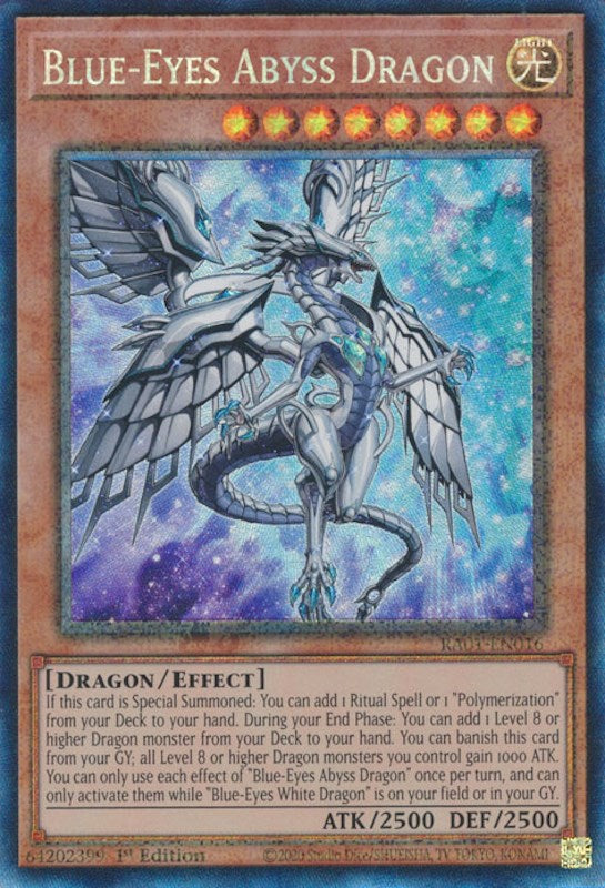 Blue-Eyes Abyss Dragon [RA01-EN016] Prismatic Collector's Rare | Gam3 Escape