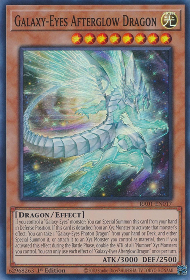 Galaxy-Eyes Afterglow Dragon [RA01-EN017] Super Rare | Gam3 Escape