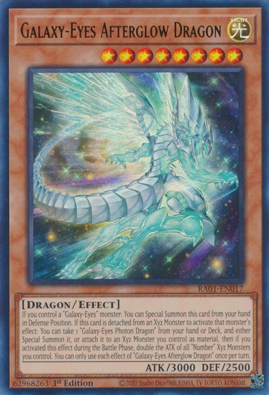 Galaxy-Eyes Afterglow Dragon [RA01-EN017] Ultra Rare | Gam3 Escape