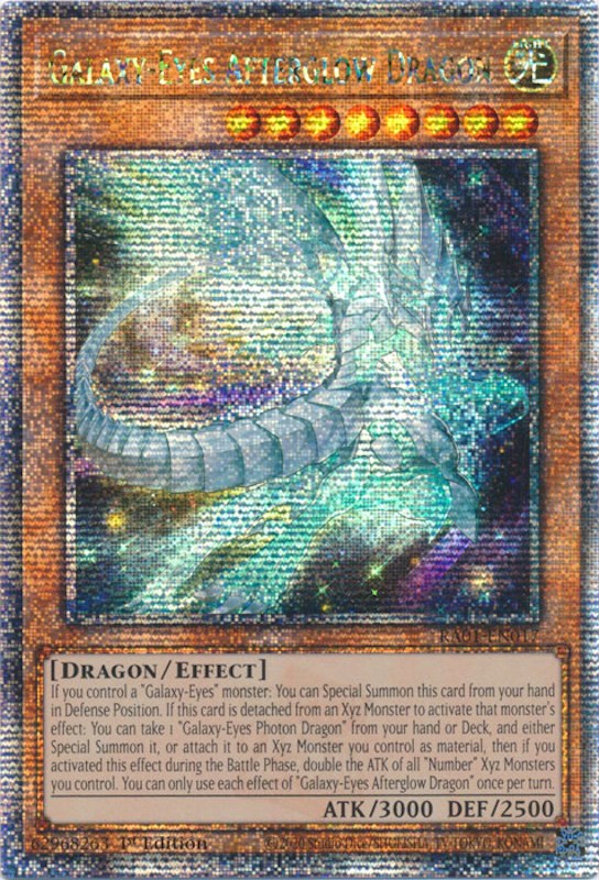 Galaxy-Eyes Afterglow Dragon [RA01-EN017] Quarter Century Secret Rare | Gam3 Escape