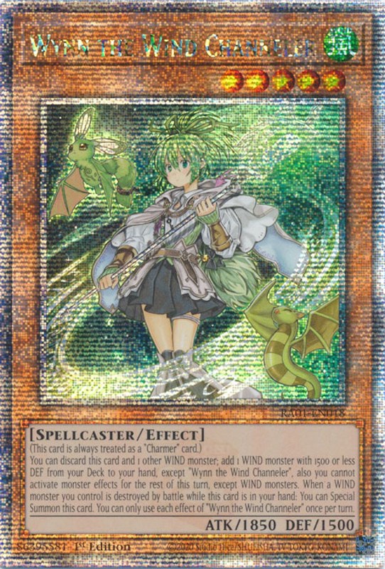 Wynn the Wind Channeler [RA01-EN018] Quarter Century Secret Rare | Gam3 Escape