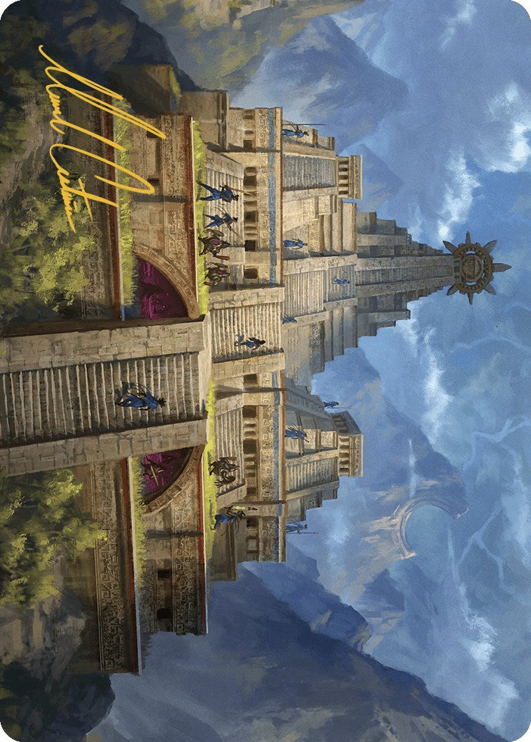 Barracks of the Thousand Art Card (Gold-Stamped Signature) [The Lost Caverns of Ixalan Art Series] | Gam3 Escape