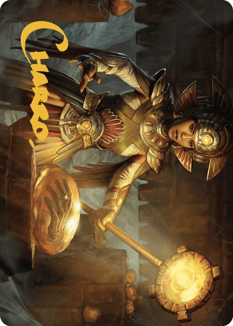 Curator of Sun's Creation Art Card (Gold-Stamped Signature) [The Lost Caverns of Ixalan Art Series] | Gam3 Escape