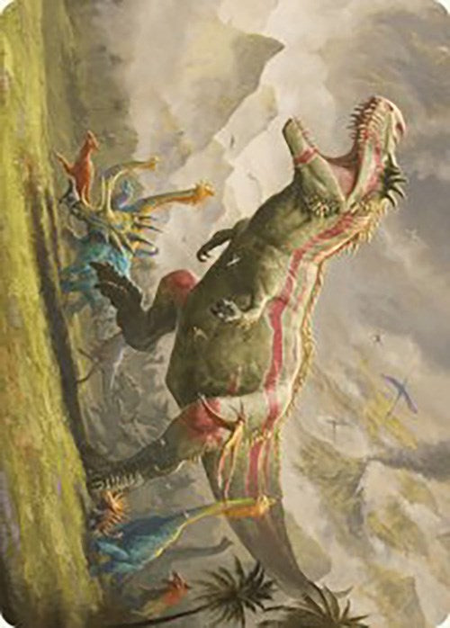 Ghalta, Stampede Tyrant Art Card [The Lost Caverns of Ixalan Art Series] | Gam3 Escape