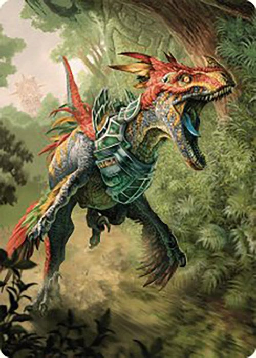 Dinosaur Token Art Card [The Lost Caverns of Ixalan Art Series] | Gam3 Escape