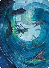 Wave Goodbye Art Card [The Lost Caverns of Ixalan Art Series] | Gam3 Escape