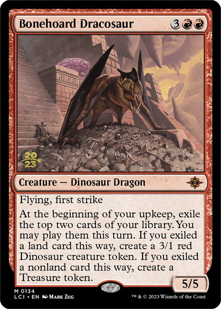 Bonehoard Dracosaur [The Lost Caverns of Ixalan Prerelease Cards] | Gam3 Escape