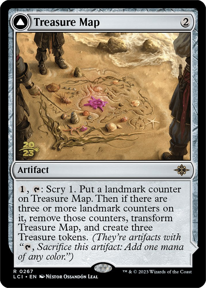 Treasure Map // Treasure Cove [The Lost Caverns of Ixalan Prerelease Cards] | Gam3 Escape