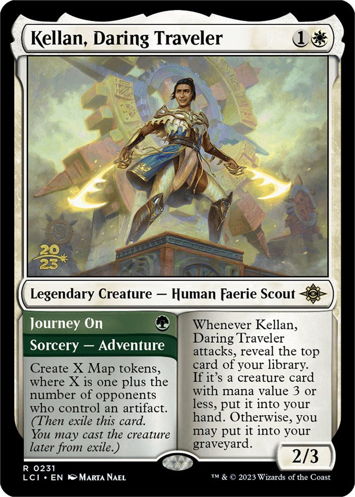 Kellan, Daring Traveler [The Lost Caverns of Ixalan Prerelease Cards] | Gam3 Escape