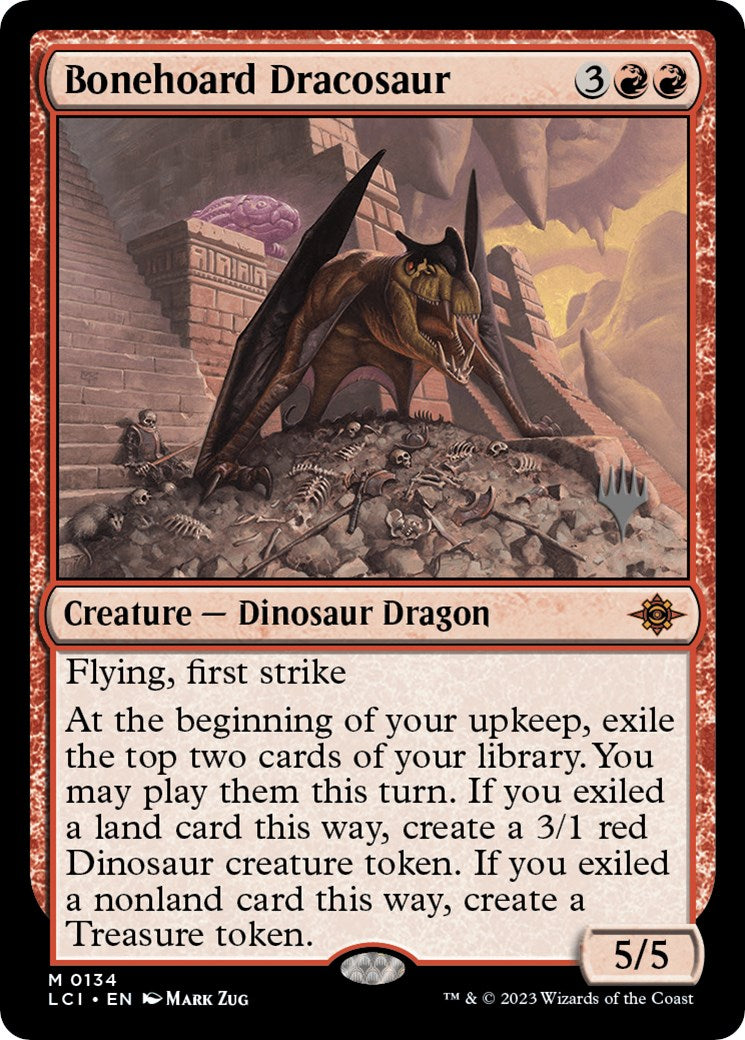 Bonehoard Dracosaur (Promo Pack) [The Lost Caverns of Ixalan Promos] | Gam3 Escape