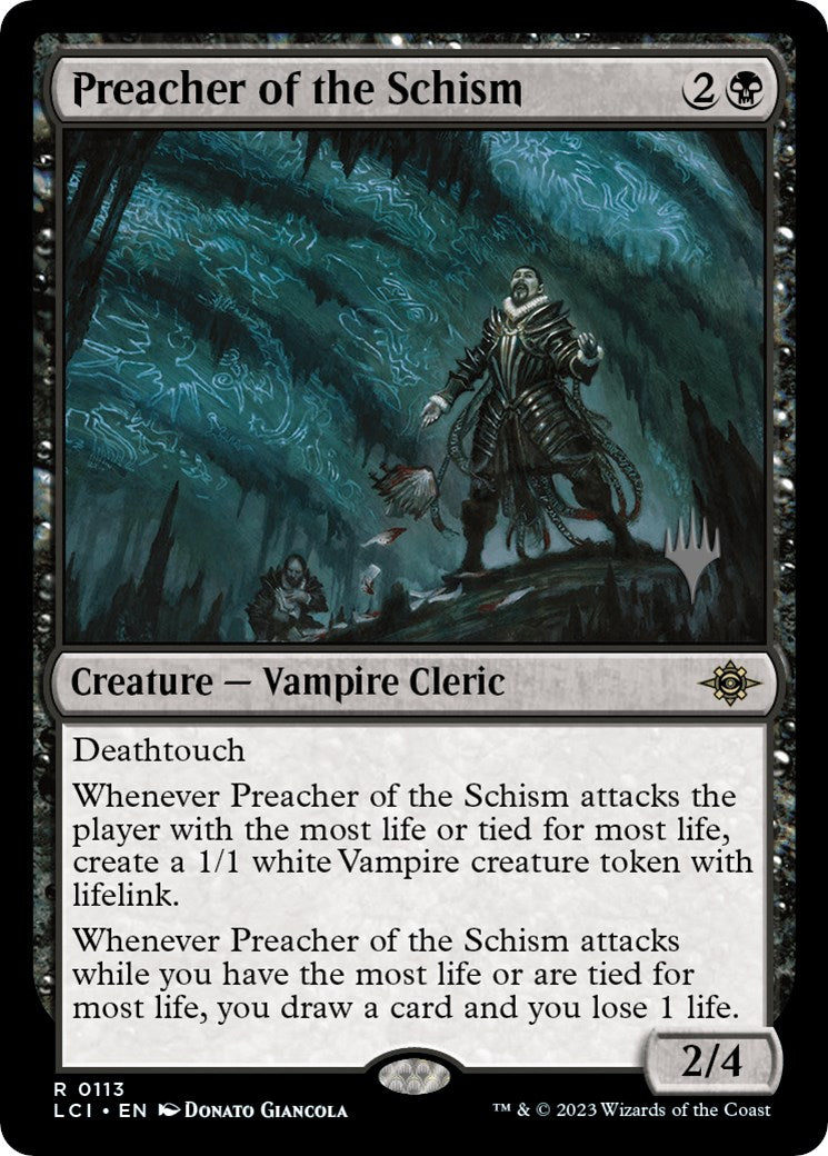 Preacher of the Schism (Promo Pack) [The Lost Caverns of Ixalan Promos] | Gam3 Escape
