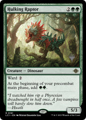 Hulking Raptor (Promo Pack) [The Lost Caverns of Ixalan Promos] | Gam3 Escape