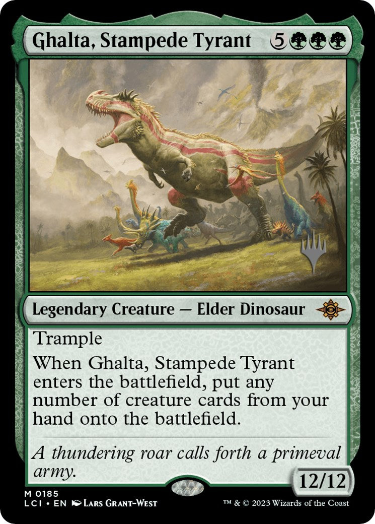 Ghalta, Stampede Tyrant (Promo Pack) [The Lost Caverns of Ixalan Promos] | Gam3 Escape