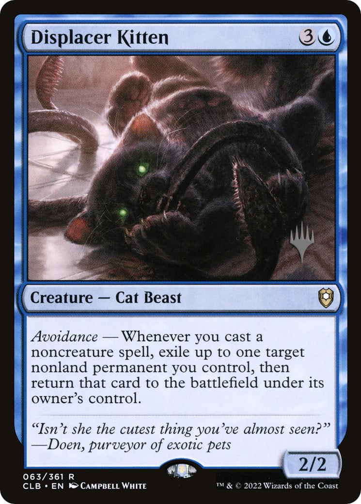 Displacer Kitten (Promo Pack) [The Lost Caverns of Ixalan Promos] | Gam3 Escape