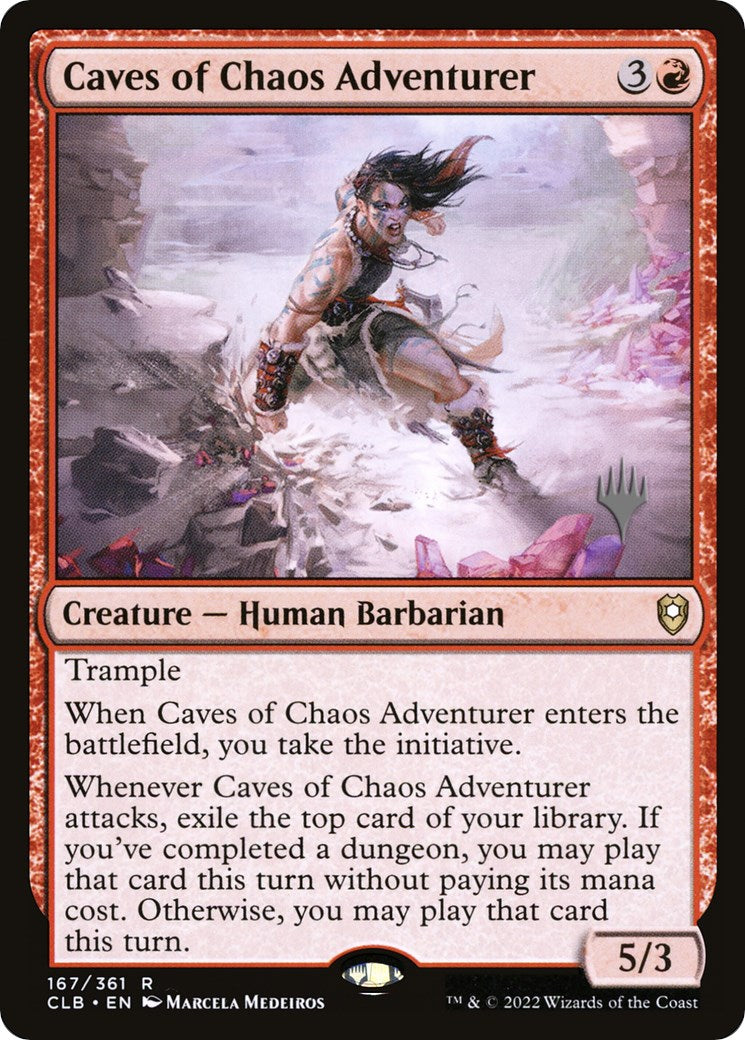 Caves of Chaos Adventurer (Promo Pack) [The Lost Caverns of Ixalan Promos] | Gam3 Escape